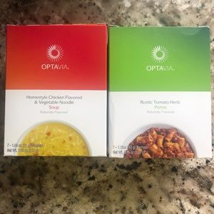Optavia soup and penne fuelings